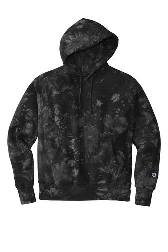 Champion ® Reverse Weave ® Scrunch-Dye Tie-Dye Hooded Sweatshirt