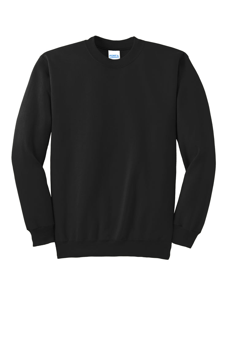 GIRLS SOCCER SUPER FAN Port & Company Men's Essential Fleece Crewneck Sweatshirt