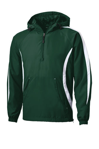 TEAM 1/2 ZIp Jacket Sport-Tek Men's Colorblock Raglan Anorak