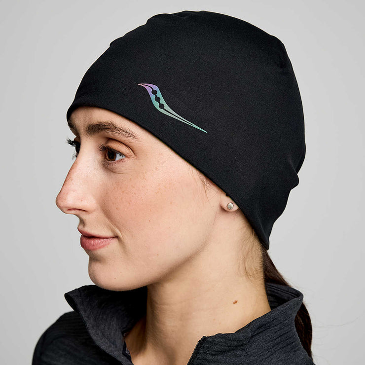 Saucony Solstice and Hurricane Beanie