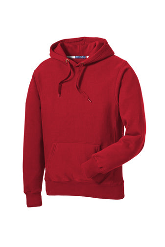 MEN'S SUPER HEAVYWEIGHT HOODED SWEATSHIRT W/ LOGO LEFT CHEST