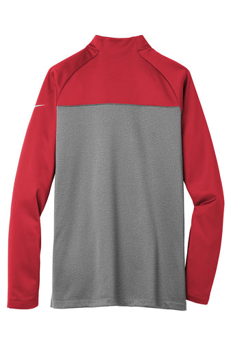 MEN'S NIKE THERMA-FIT 1/2 ZIP FLEECE W/ LOGO LEFT CHEST